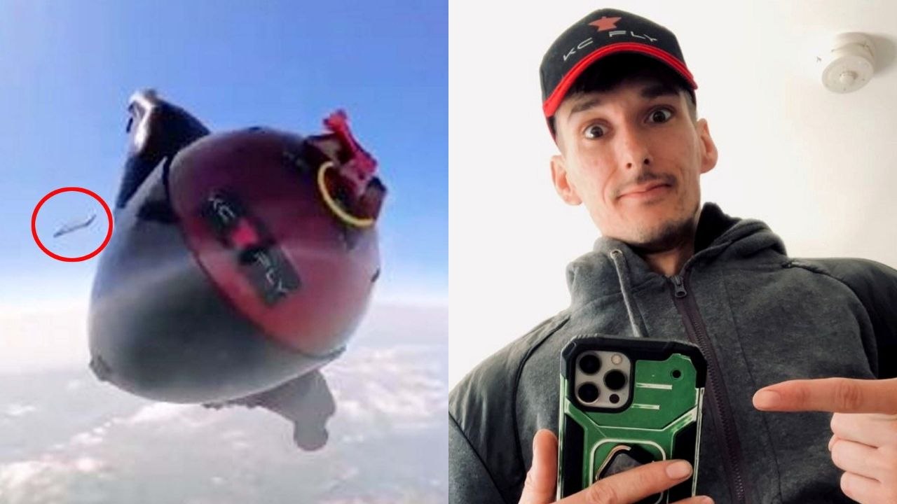Skydiver's phone survives 14,000ft drop from plane and lands without a scratch