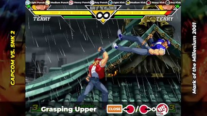 TERRY BOGARD MOVE LIST - Capcom vs. SNK 2 (CVS2)