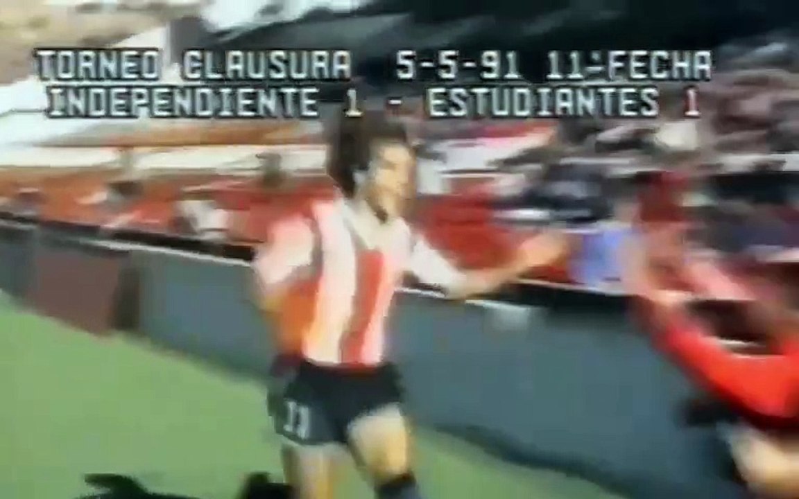 Último partido de Ricardo Bochini (vs Estudiantes, 1991)