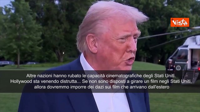 Trump pensa ai dazi sui film stranieri: Torneremo a fare cinema in America