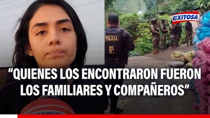 Sobrina de trabajador asesinado en Pataz afirma que PNP no halló los cuerpos: Los encontraron familiares