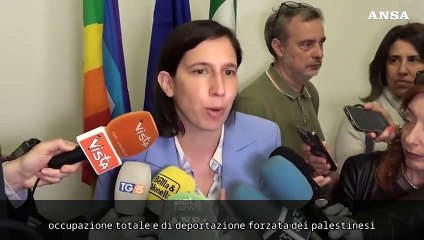 Gaza, Schlein: "Fermare il disegno criminale di Netanyahu"