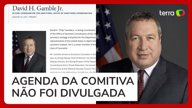 Governo dos EUA diz que coordenador de sanções vem ao Brasil discutir terrorismo e tráfico de drogas