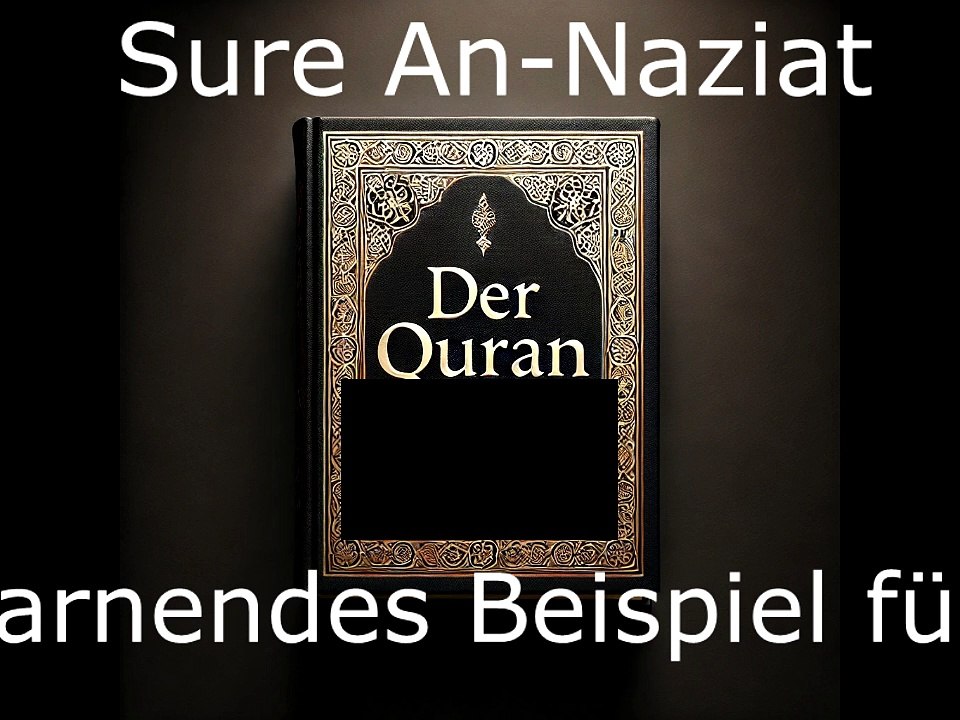 Der Quran auf Deutsch-Sure An Naziat (79)
