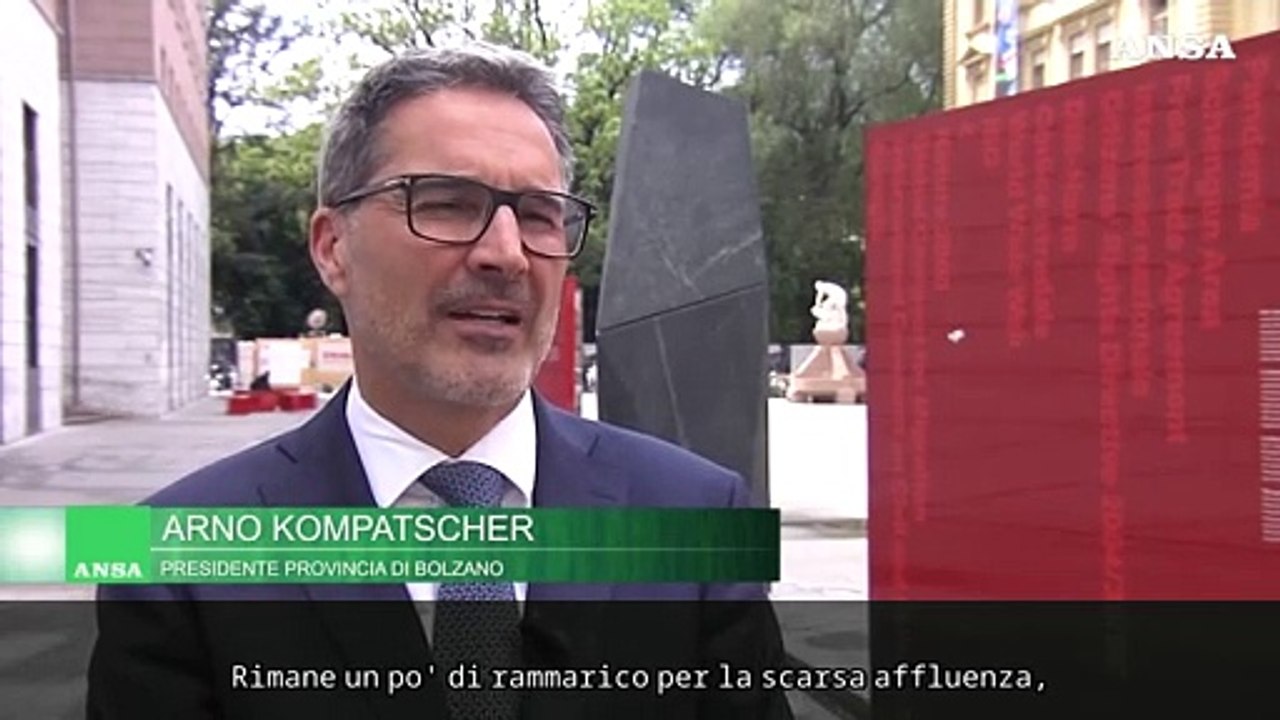 Elezioni in Alto Adige, Kompatscher: "Rammarico per la scarsa affluenza"