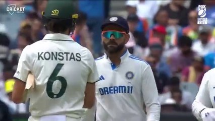 Kohli collision with Konstas | Australia v India 2024-25