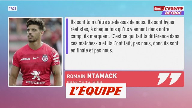 Ntamack frustré après la défaite de Toulouse contre l'UBB - Rugby - C. champions
