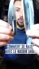 Se raser avec un rasoir droit