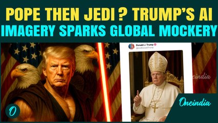 Trump Poses As Jedi In AI Star Wars Post—But Red Lightsaber Sparks Instant Backlash Online | WATCH