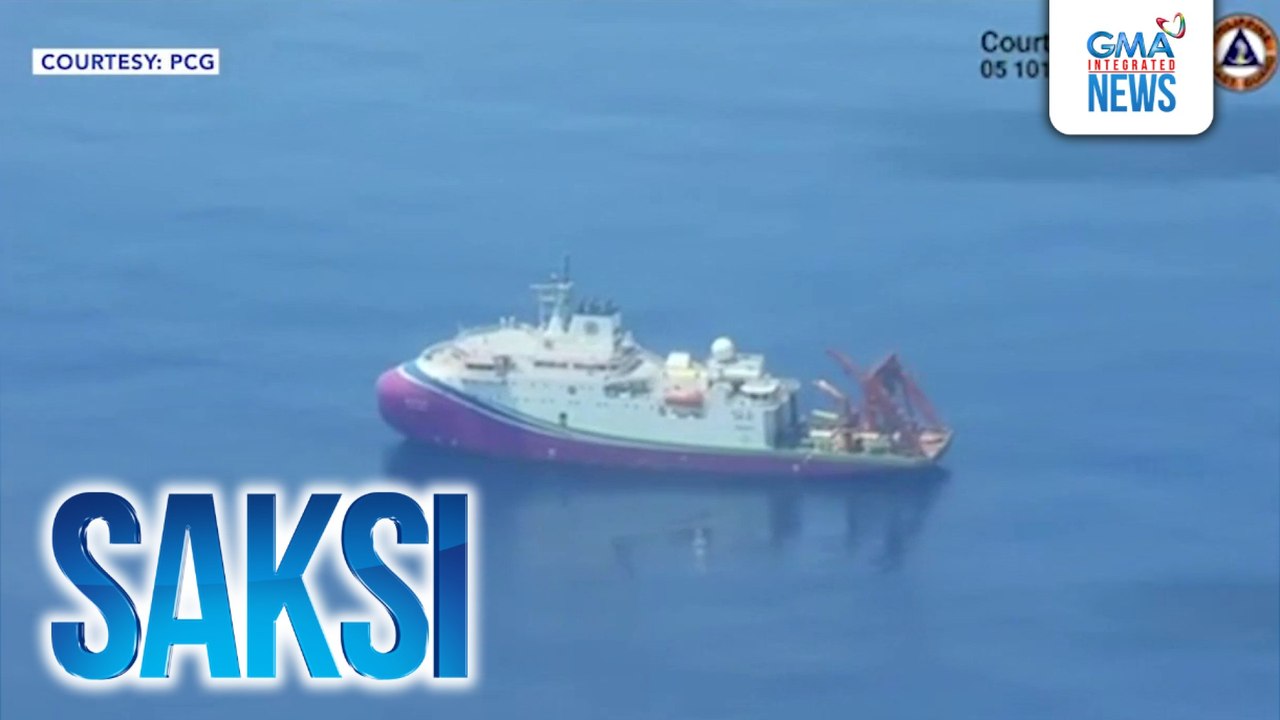 Barko ng China, posibleng nagsasagawa umano ng illegal marine scientific research sa EEZ ng Pilipinas - PCG | Saksi