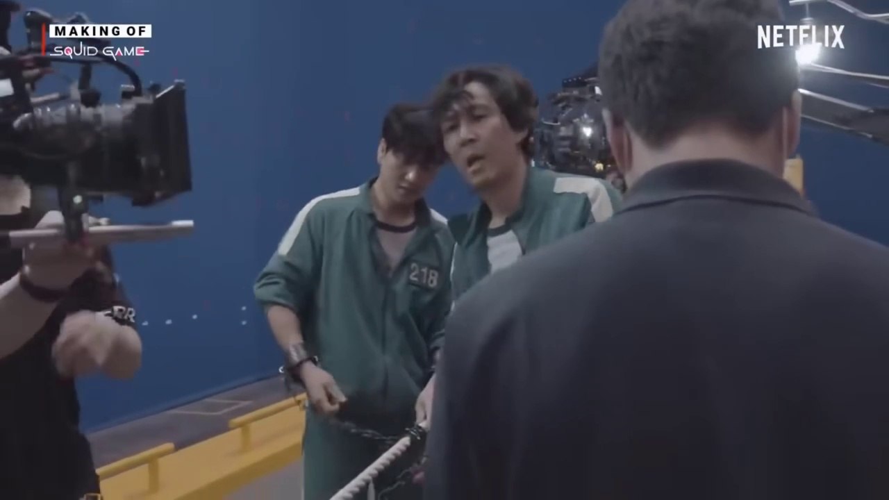[ Squid Game ] behind the scenes  Red Light Green Light  _ Netflix