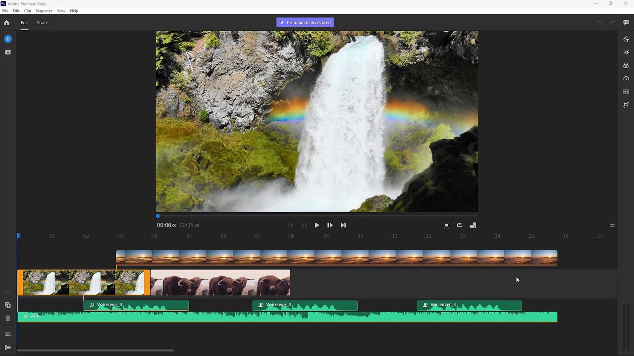 Adobe Premiere Rush 19 Add Titles and Graphics