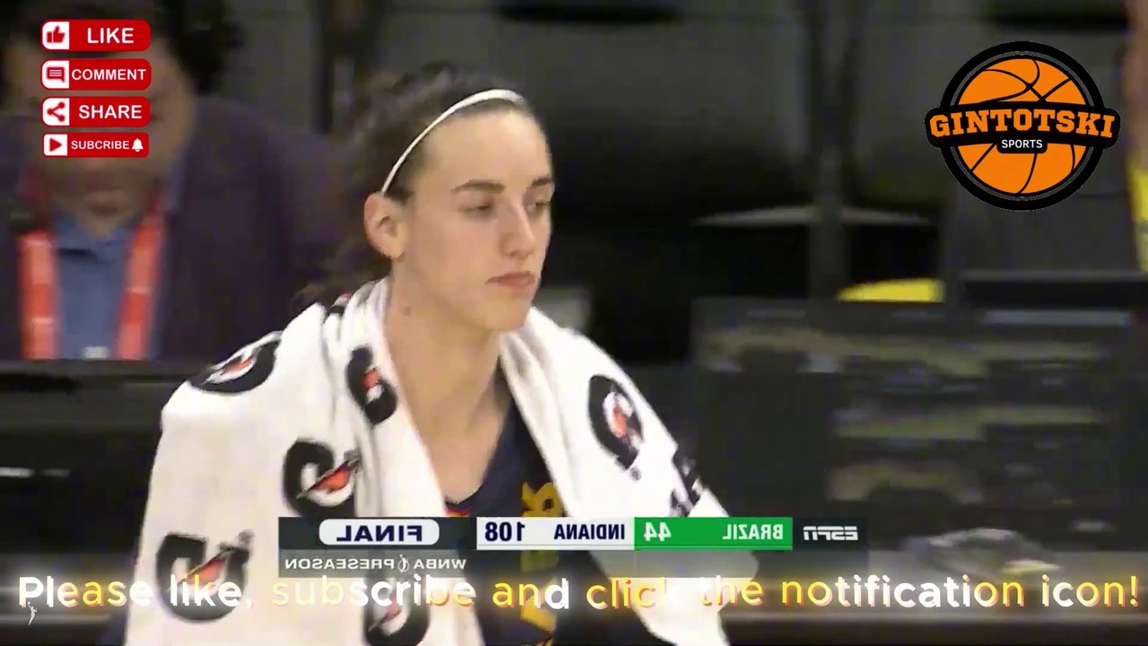 Caitlin Clark’s Logo 3 Wows Crowd in Fever Win Over Brazil