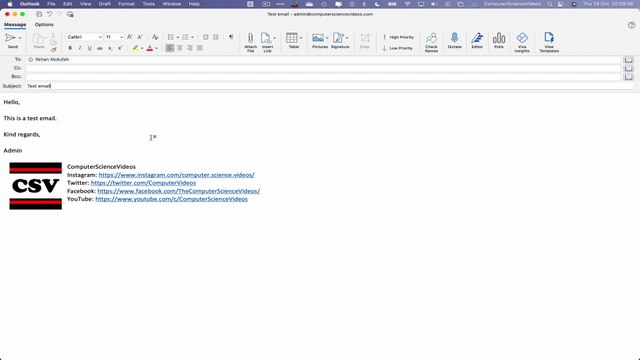 How to SEND a Low Priority Email On Your Microsoft Outlook Using a Mac Computer - Basic Tutorial
