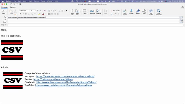 How to SEND a High Priority Email On Your Microsoft Outlook Using a Mac Computer - Basic Tutorial
