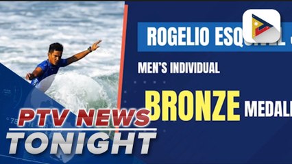 Filipino surfer Rogelio Esquivel Jr. wins bronze at 2025 ISA Longboard championship