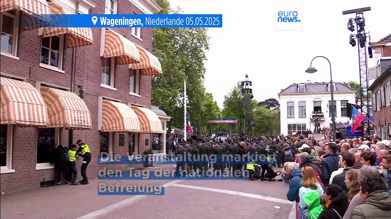 Niederlande: Pro-Palästina-Demonstranten stören Rede des Verteidigungsministers