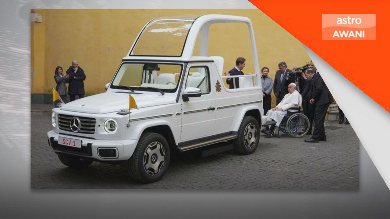 Kenderaan khas Pope Francis diwasiatkan buat kanak-kanak Gaza
