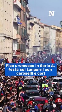 Il Pisa di Filippo Inzaghi Raggiunge la Serie A: Festa Grande in Città Dopo la Sconfitta dello Spezia