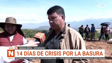 Conflicto por la basura entra en su segunda semana: tensión y bloqueos en Cochabamba