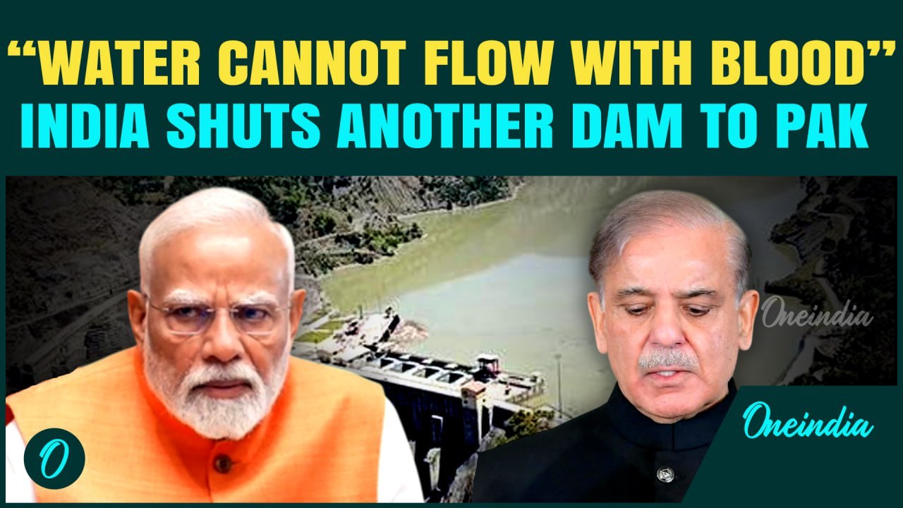 'No water for Terror' - India Blocks Chenab River Flow to Pakistan after Pahalgam Attack, Dams Shut