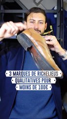3 marques de richelieus pour moins de 100€ 👞