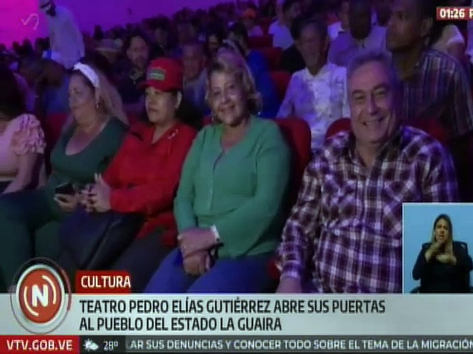 Recuperan Teatro Pedro Elías Gutiérrez y abren sus puertas a los habitantes de La Guaira