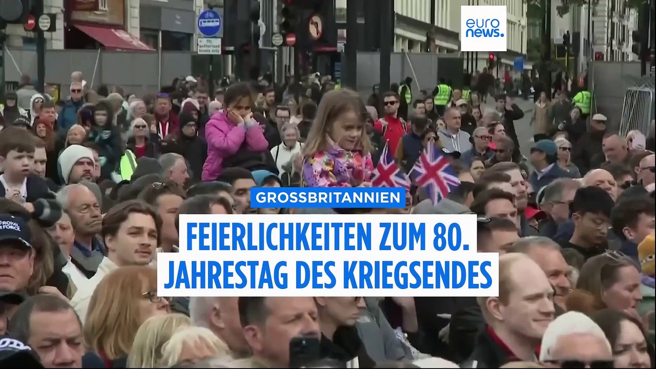 Großbritannien feiert vier Tage lang 80 Jahre Kriegsende