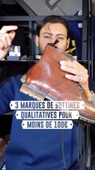 3 marques de bottines pour moins de 100€ 👞