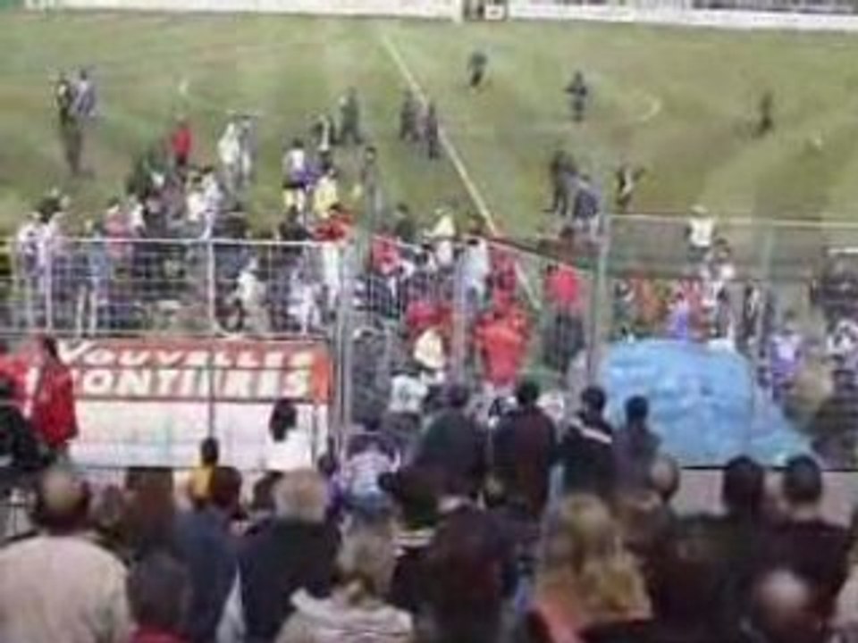 ultras Bastia Paris 2003-2004 incidents football