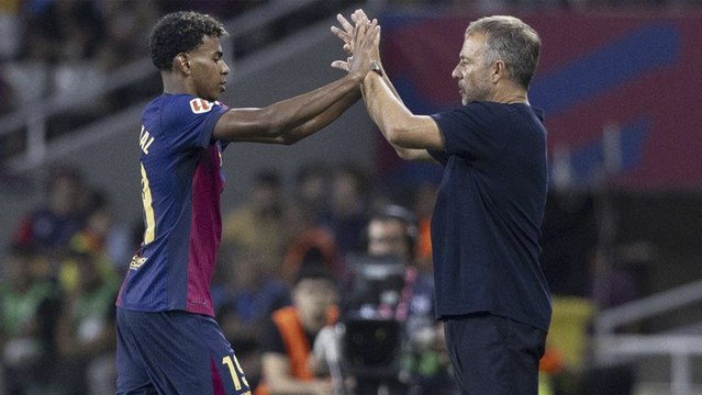 Barcelona: Hansi Flick confirma regreso de Lewandowski en Champions y elogia a Lamine Yamal