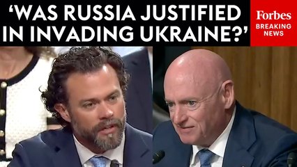 'Was Russia Justified In Its Invasion Of Ukraine?': Mark Kelly Doesn't Let Up On Trump Air Force Nom