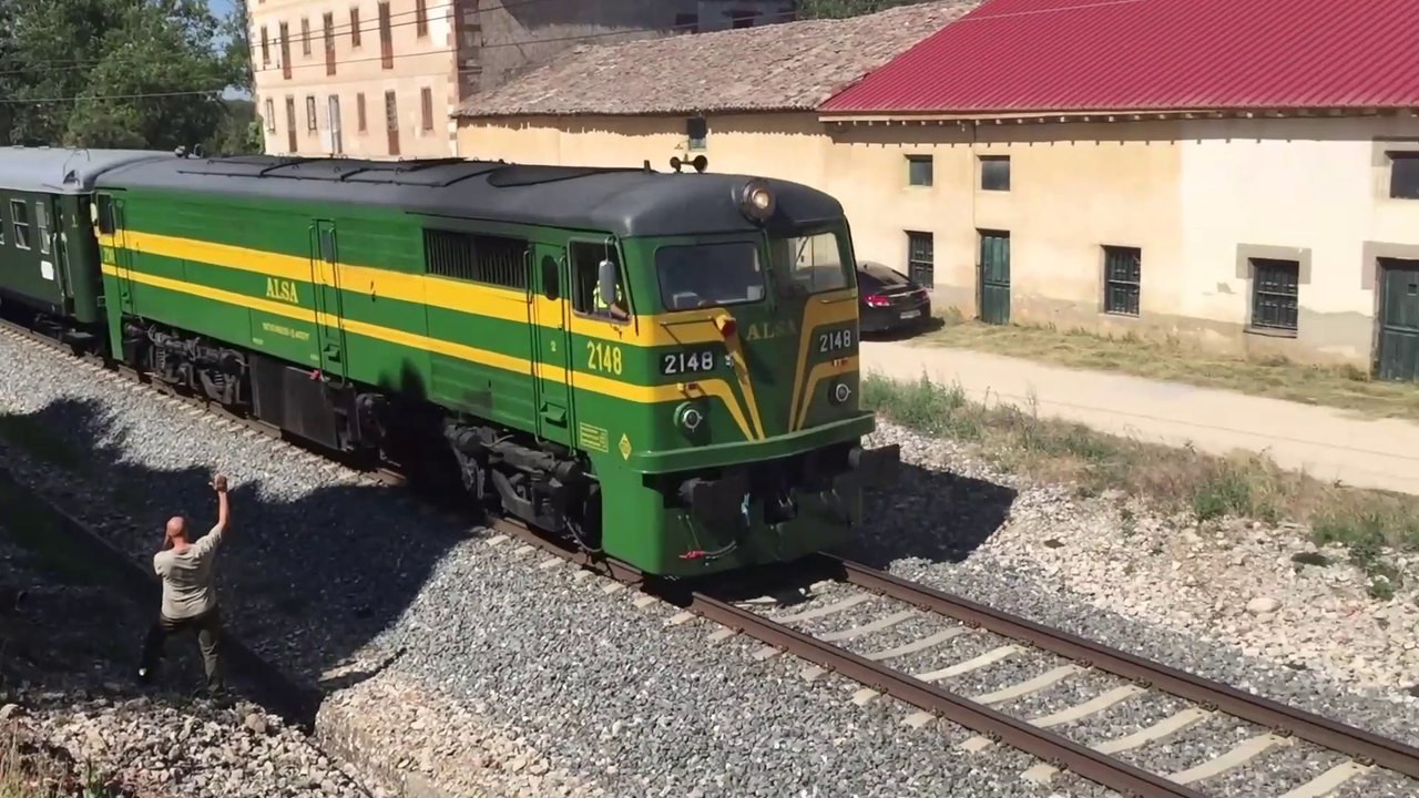 59-Locomotora 2148 ALSA. Tren turístico las Edades del Hombre