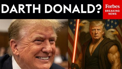 White House Releases AI Image Of Trump With Red Lightsaber For 'May The Fourth Be With You' Star Wars Day