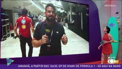 Thiago Fagnani dá um rolê pelo paddock no GP de Miami