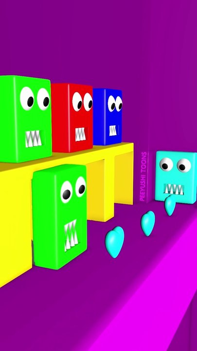 Cube Monster Devours a Heart – Creepiest Short You'll See Today😱