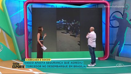 Vasco afasta segurança que agrediu torcedor no desembarque em Brasília