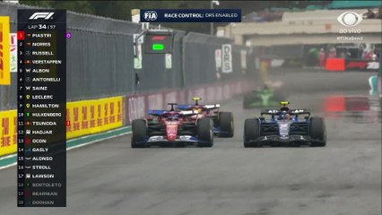 F1: Leclerc e Hamilton ultrapassam Albon na mesma curva em Miami; veja