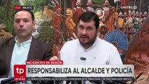 Cívicos responsabilizan a Jhonny Fernández por los destrozos y la crisis en el Concejo cruceño
