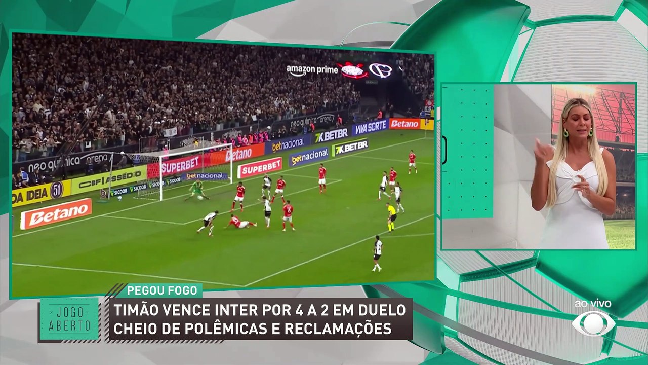 Renata Fan: Inter foi prejudicado pela arbitragem contra o Corinthians