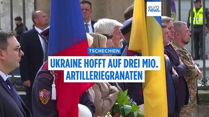 Selenskyi: Ukraine hofft auf drei Millionen Artilleriegranaten von Verbündeten