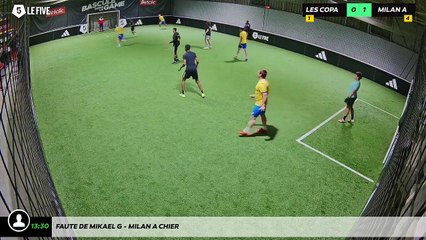 Faute de Mikael G - Milan A Chier