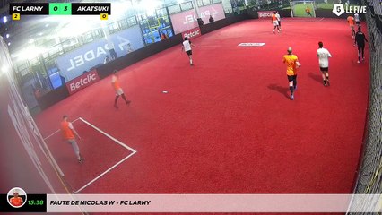 Faute de Nicolas W - Fc Larny