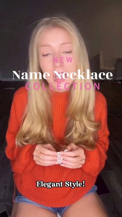 01-Stainless Steel Name Necklace