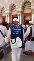 Entering from Bab e Abu Bakar for Salam on Hazrat Muhammad SallAllah o alaihe wa Sallam