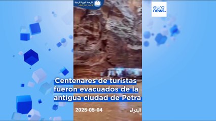 Dos turistas belgas, madre e hijo, mueren en las inundaciones cerca del yacimiento de Petra, en Jordania