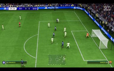 Así será el partido de vuelta entre el Barça y el Inter según EA Sports FC 25