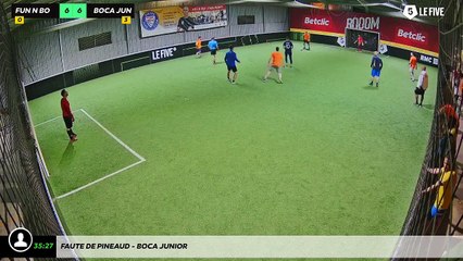 Faute de Pineaud - Boca Junior