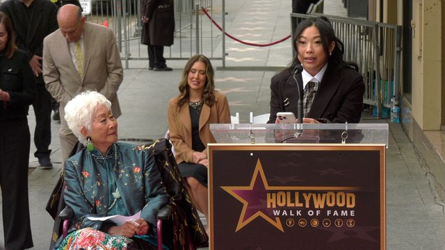 Awkwafina's speech at the unveiling of Lisa Lu's star on the Hollywood Walk of Fame