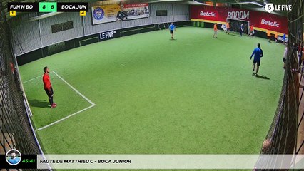 Faute de Matthieu C - Boca Junior